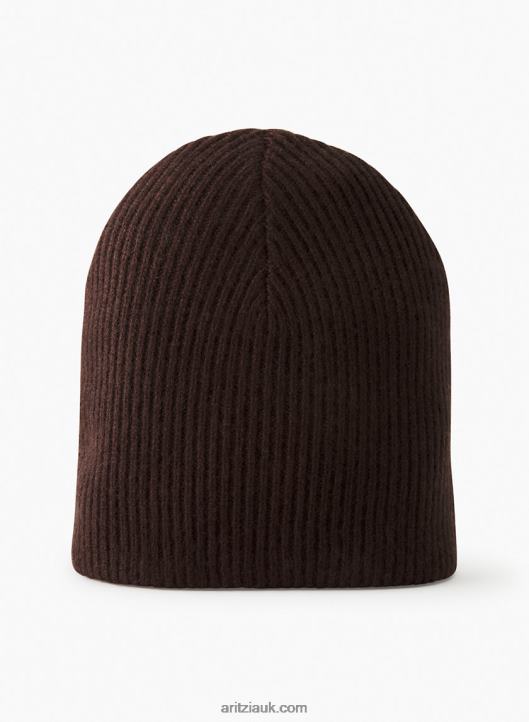 Aritzia Erwitt Luxe Cashmere Beanie NZX00010737 Ribbed Cashmere Beanie