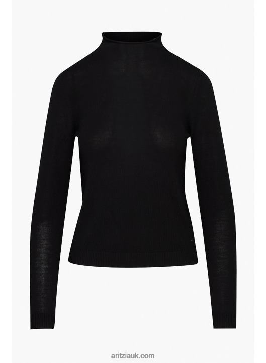 Aritzia Marky Sweater NZX0003831 Mock-Neck Merino Wool Sweater