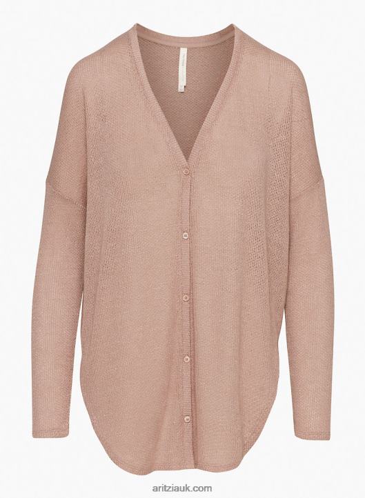 Aritzia Taurus Longsleeve NZX0002240 Waffle-Knit Button-Up Longsleeve