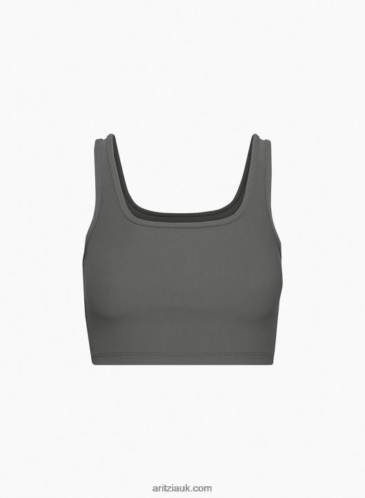 Aritzia Tnaslick Rib Compete Tank NZX0001446 Cropped Square-Neck Tank