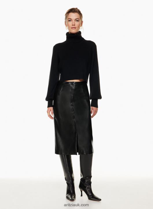 Aritzia Manor Skirt NZX0009113 Vegan Leather Pencil Skirt