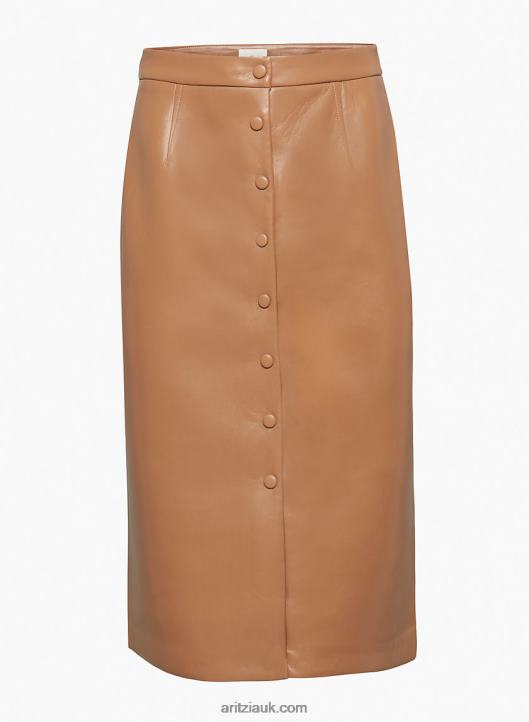 Aritzia Manor Skirt NZX0009114 Vegan Leather Pencil Skirt