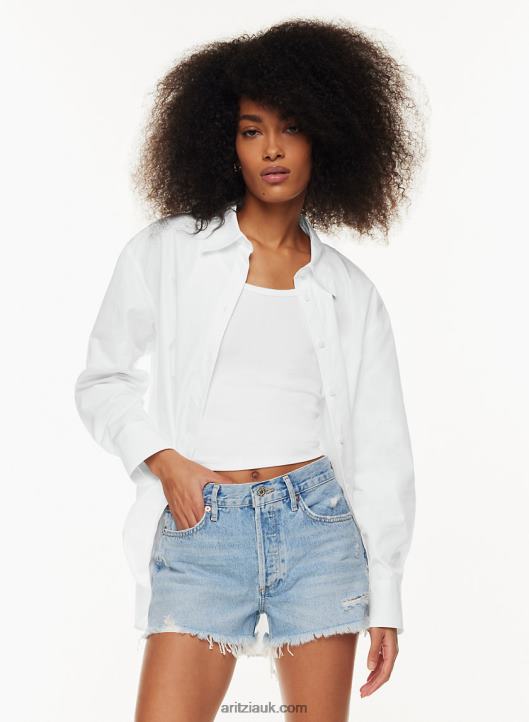 Aritzia Parker Jean Short Mid-Rise Denim Cut-Off Shorts NZX0009233 High-Rise Denim Cut-Off Shorts