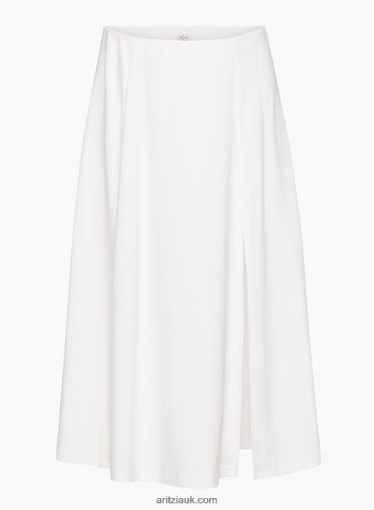 Aritzia Beach Skirt NZX0009104 High-Waisted Midi Skirt With Slit