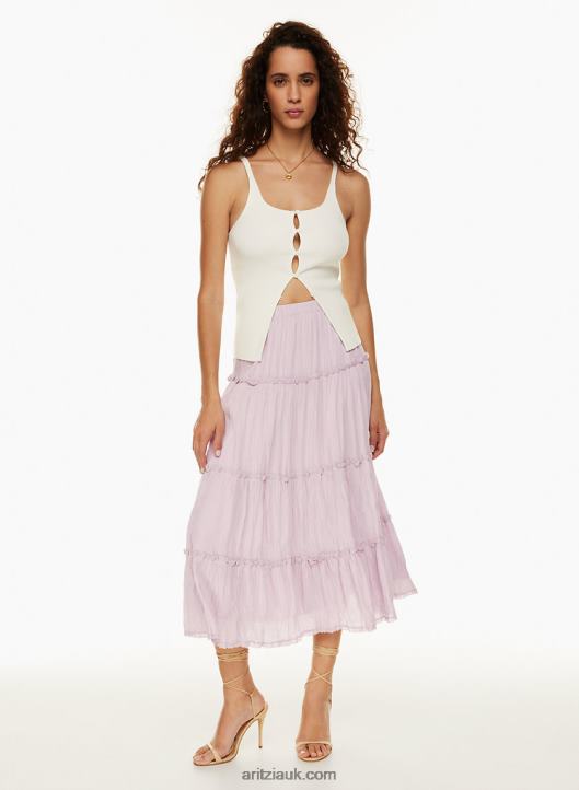 Aritzia Damasque Skirt NZX0008742 Tiered Maxi Skirt