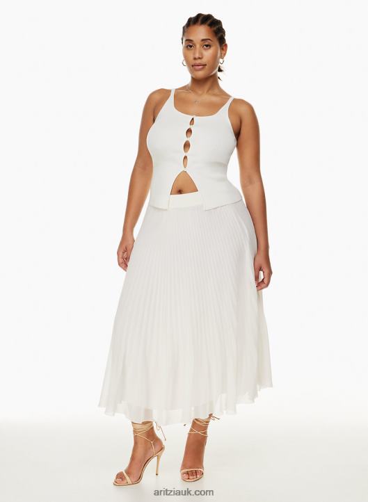 Aritzia New Twirl Pleated Skirt NZX0008722 Pleated Chiffon Midi Skirt