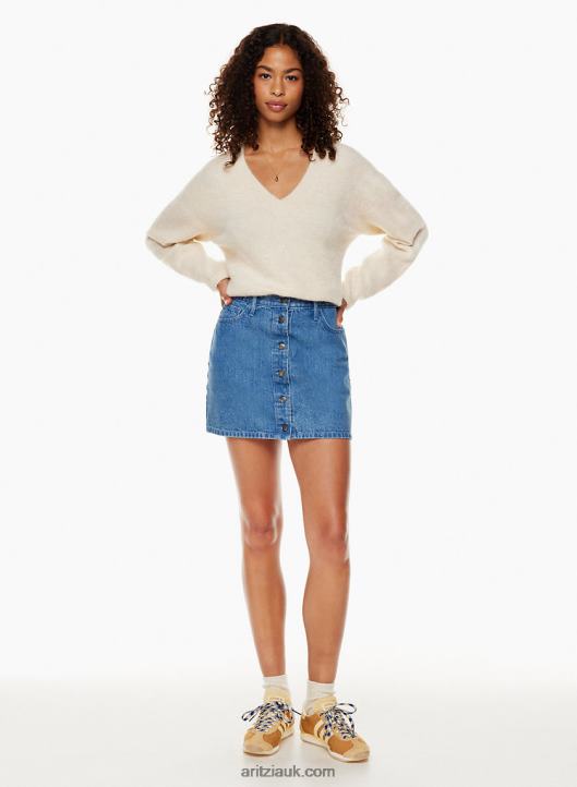 Aritzia Shania Skirt NZX0008272 High-Rise Denim Skirt