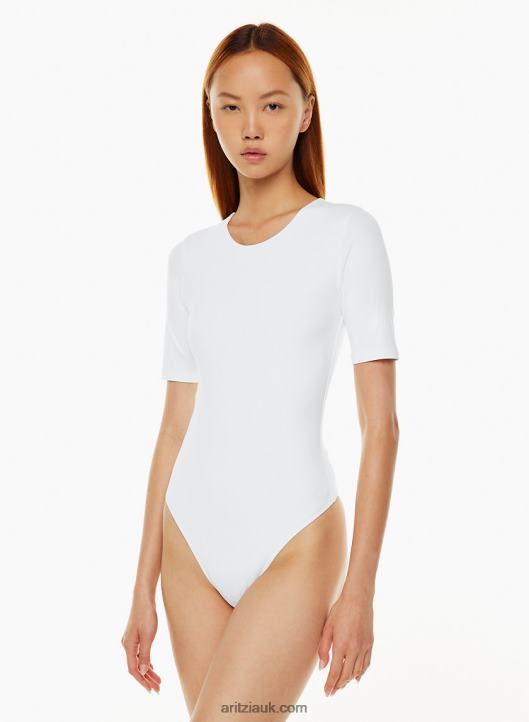 Aritzia Contour Crew Halfsleeve Bodysuit NZX0004984 Crew-Neck Half-Sleeve Bodysuit