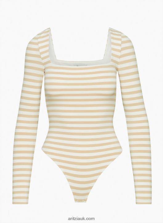Aritzia Longsleeve Bodysuit NZX0005050 Long-Sleeve Crew-Neck Bodysuit