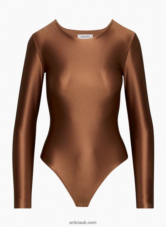 Aritzia Satinette Crew Longsleeve Bodysuit NZX0005008 Long-Sleeve Bodysuit