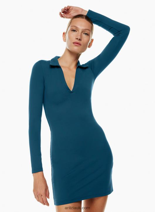Aritzia Contour Polo Longsleeve Dress NZX0006012 Long-Sleeve Polo Dress