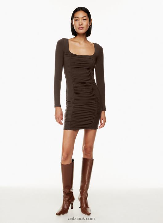 Aritzia Lydia Dress NZX0006407 Ruched Mini Dress