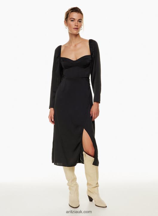 Aritzia Masquerade Dress NZX0006022 Satin Bustier Midi Dress