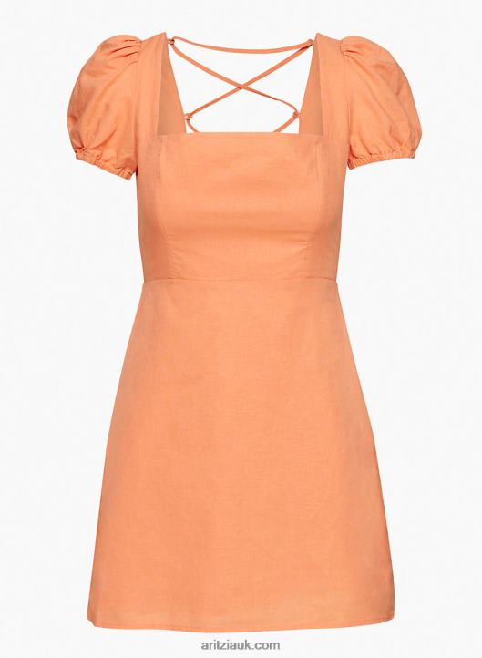 Aritzia Monday Dress NZX0006356 Linen Babydoll Mini Dress