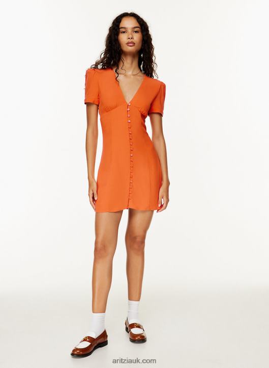 Aritzia Sandrine Dress NZX0005640 Puff-Sleeve Mini Dress