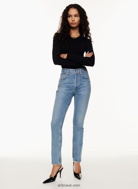 Aritzia Jolene Long Jean NZX0008320 High-Waisted Straight Jeans