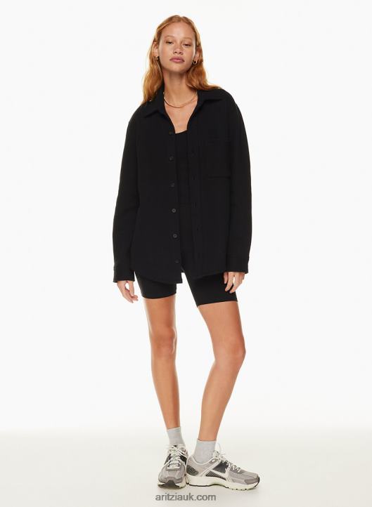 Aritzia Cozy Fleece Boyfriend Shirt NZX0004227 Fleece Button-Up Shirt Jacket