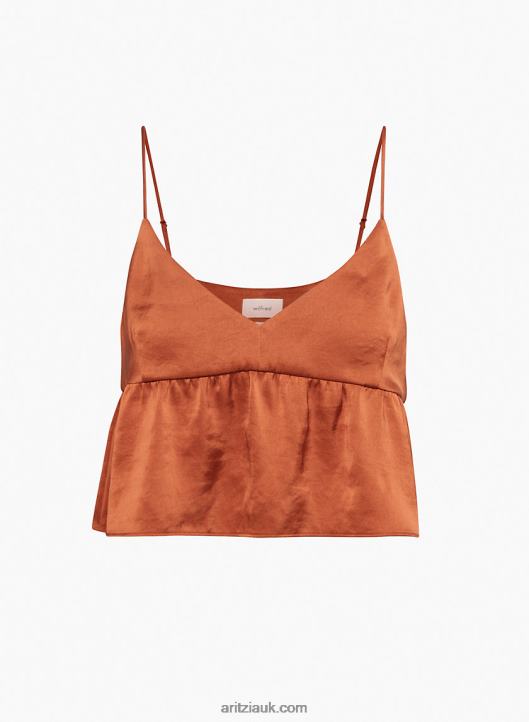Aritzia Lover Camisole NZX0004203 Satin V-Neck Camisole
