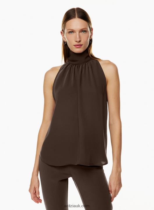 Aritzia Vitae Blouse NZX00011288 Mock-Neck Sleeveless Blouse