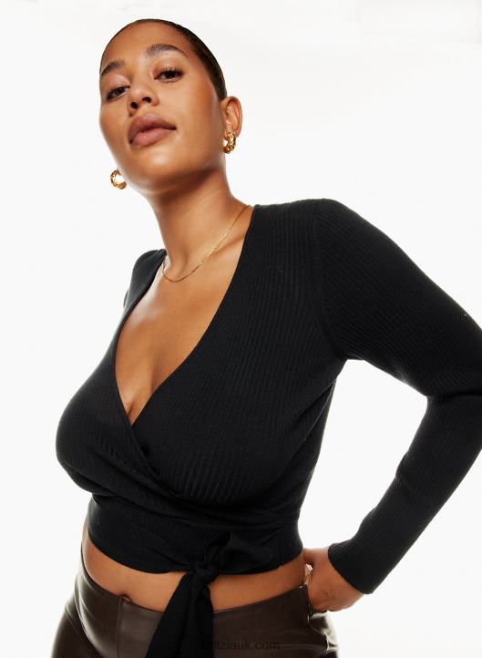 Aritzia All Tied Up Longsleeve Sweater NZX00010926 Long-Sleeve Wrap Sweater