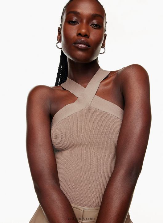 Aritzia Sculpt Knit Criss Cross Tank NZX000346 Criss-Cross Halter Tank
