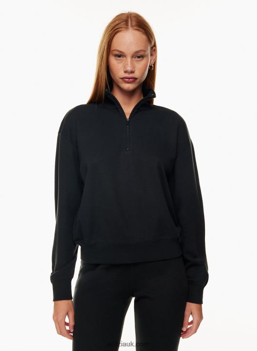 Aritzia Baby Waffle 1/4 Zip Sweater NZX0001637 Waffle-Knit 1/4-Zip Mockneck