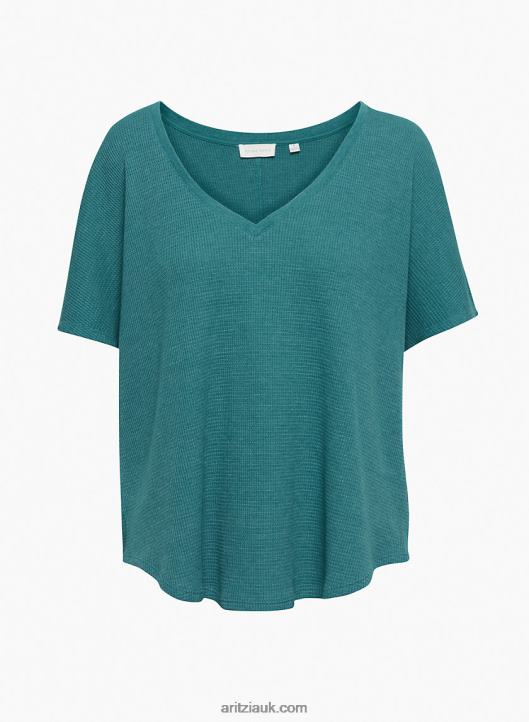 Aritzia Berry T-Shirt NZX0002391 V-Neck Thermal T-Shirt
