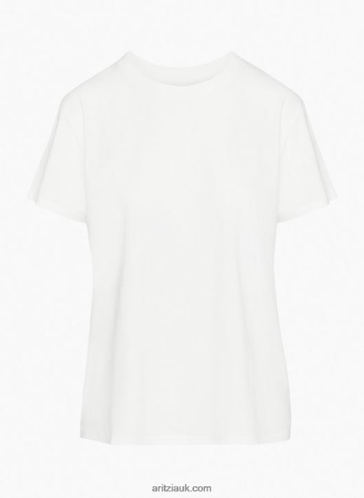 Aritzia Foundation Relaxed Hip T-Shirt NZX0001362 Oversized Crew-Neck Pima Cotton T-Shirt
