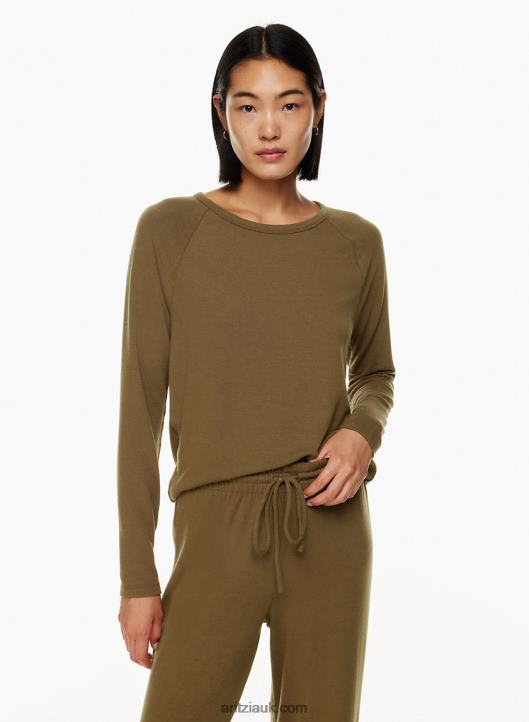 Aritzia Free Lounge Longsleeve NZX0001591 Crew-Neck Raglan Longsleeve